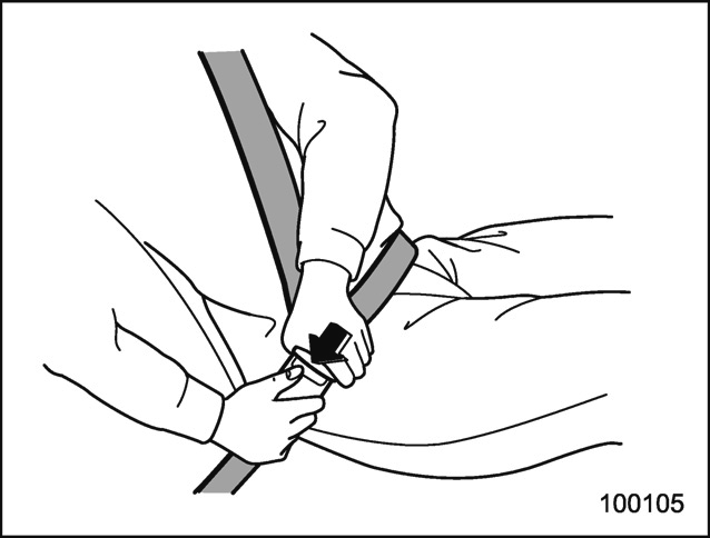 Pour détacher votre ceinture