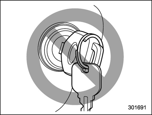 Positions de la clé