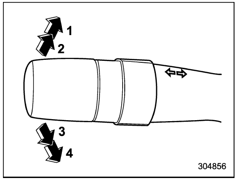 Levier du clignotant de direction