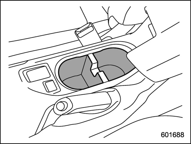 Porte-gobelet du passager avant