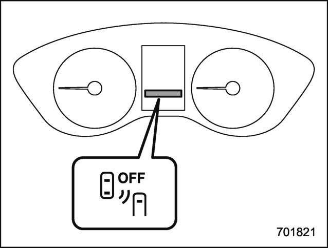 Indicateur de désactivation BSD/RCTA