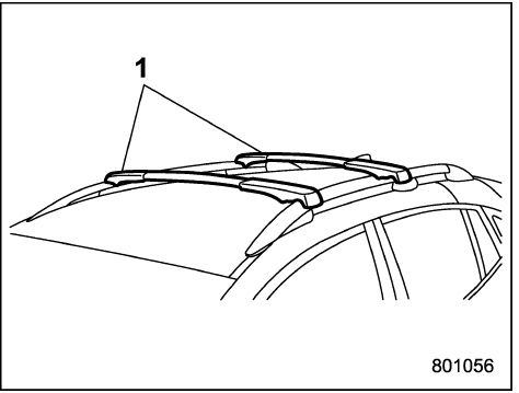 Longerons de toit (selon modèles)