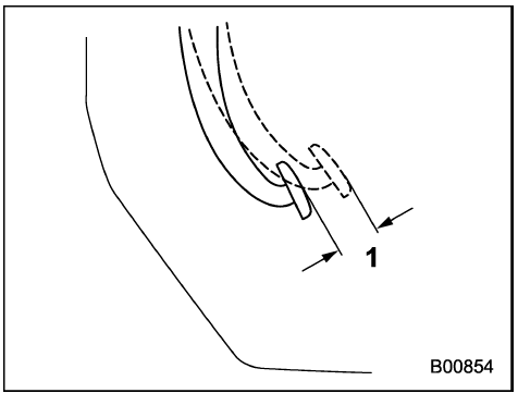 Contrôle de la course libre de la pédale de frein