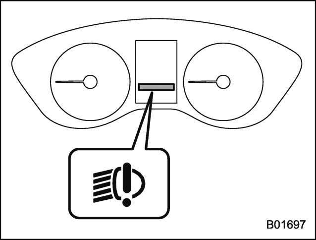 Témoin avertisseur de phare LED (type B)