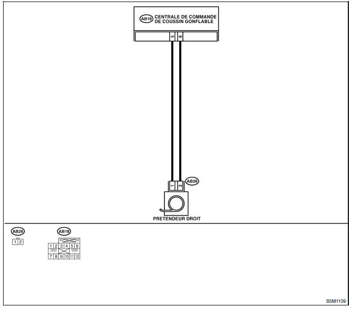 Systeme de coussins gonflables (diagnostic)